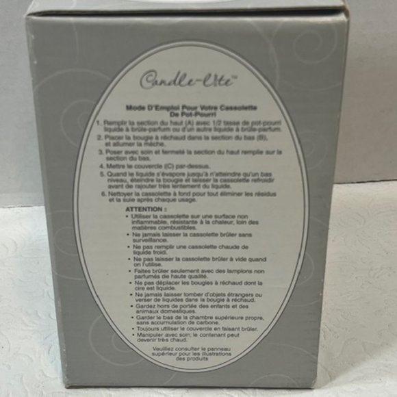 White Candle-lite 3 Piece Potpourri Simmer Pot - Picture 5 of 13